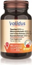 VALIDUS タウリン 800 mg + グルコロノラクトン 400 mg + ライオンズクローエキス 100 mg + グアラナエキス 100 mg 60カプセル