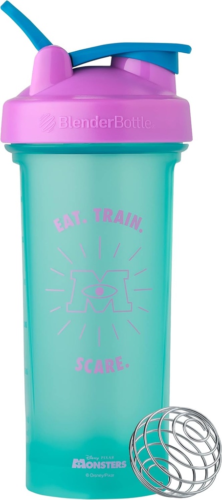 BlenderBottle Pixar クラシック V2 シェーカー ボトル パーフェクト のために プロテインシェイクスアンドプレワークアウト, 28-Ounce, Monsters Inc.