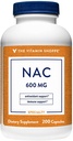 ビタミンショップNAC N-アセチル-L-Cysteine - セルクサー健康、免疫&抗酸化剤サポートを促進 - 600 MG(200カプセル)