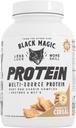 ブラックマジックプロテインパウダーウィエッグカゼインコンプレックス+酵素&MCTの回復2lbsシナモントーストシリアルフレーバー