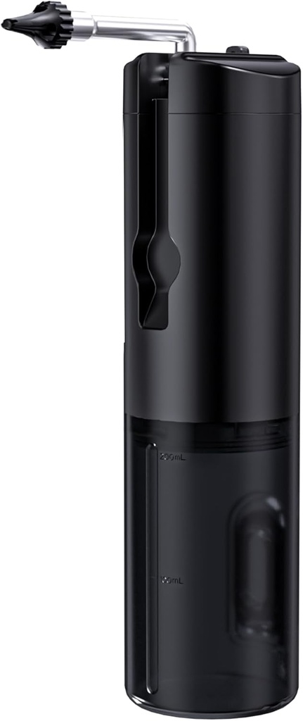 Premium Ear Wax Removal Kit - IPX7 Waterproof Ear Cleaning Tool with Clear LED Display, USB Rechargeable Electric Ear Irrigation Flushing System, Safe and Effective Electric Ear Cleaner Tool