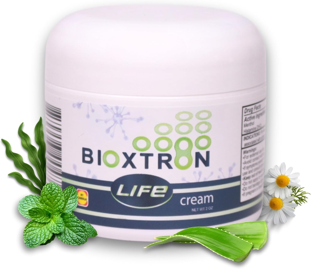 Bioxtronのライフ クリーム自然なAFAの茎の細胞の補足2のoz - 共同苦痛-筋肉苦痛-疲労