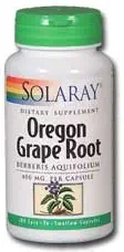 Solaray Oregon Grape Root - 400 mg - 100カプセル