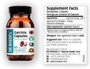 DR WAKDEのガルシニアフルーツカプセル(Garcinia cambogia、60ベジーキャップ、植物ベースのサプリメント、アーユルヴェーダハーブ、オールナチュラル、ビーガン)