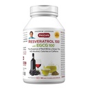 ANDREW LESSMAN Resveratrol-100 EGCG 100mg - 180カプセル - アルコールやカフェインなしで、自然に酸化防止剤を占有する2カプセル。