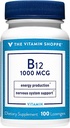 ビタミンB12 1,000mcg - 毎日の栄養補助食品 - ビタミンB-12(シアノコバラミンとして)、グルテンフリー&酪農場無料(100ロゼンジ)