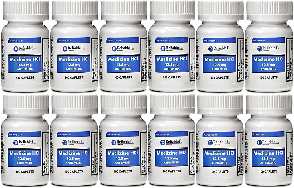 Meclizine 12.5 mg の抗薬、動きの病気 2 の 100 の小冊子のパッケージ