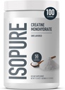 Isopure 100%の純粋なクレアチンの Monohydrate の粉、砂糖は、無味に、サービングごとの 5g のクレアチンの Monohydrate、1.1 Lbs、100 のサービング(包装の 5 月 Vary)燃え上がります