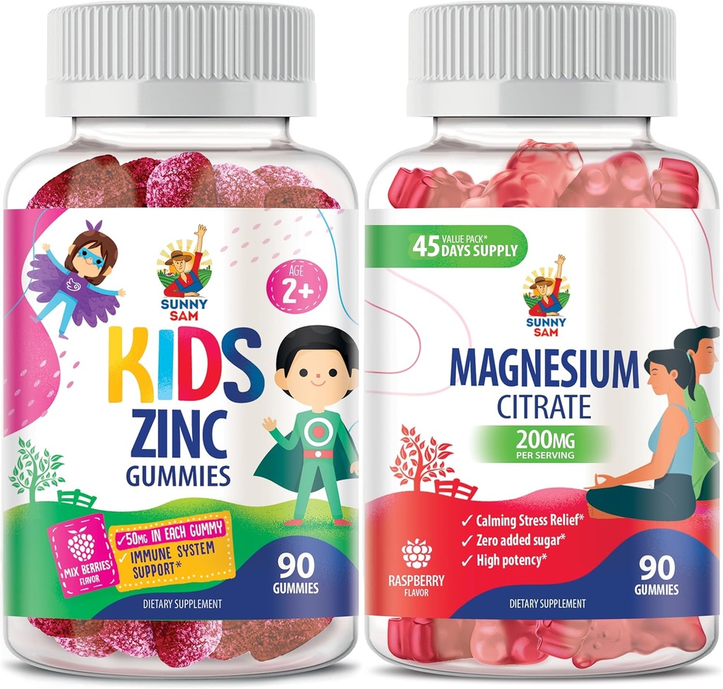 大人のためのマグネシウムのガミー及び子供及び大人のための亜鉛ガミー。 200mg - Calmのマグネシウムの咀嚼-気分及び筋肉サポートのためのマグネシウムのクエン酸塩のChewableの補足。 免疫サポートのための亜鉛Chewable Gummy -