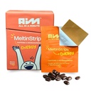 MeltinStripsTM エナジーストリップ 40mgカフェイン、20mg アシュワガンダ & ビタミンB12 | インスタントエネルギー & ジッターやクラッシュなしの焦点 | コーヒーよりも高速に動作します | モチャ味 - 30 ストリップ