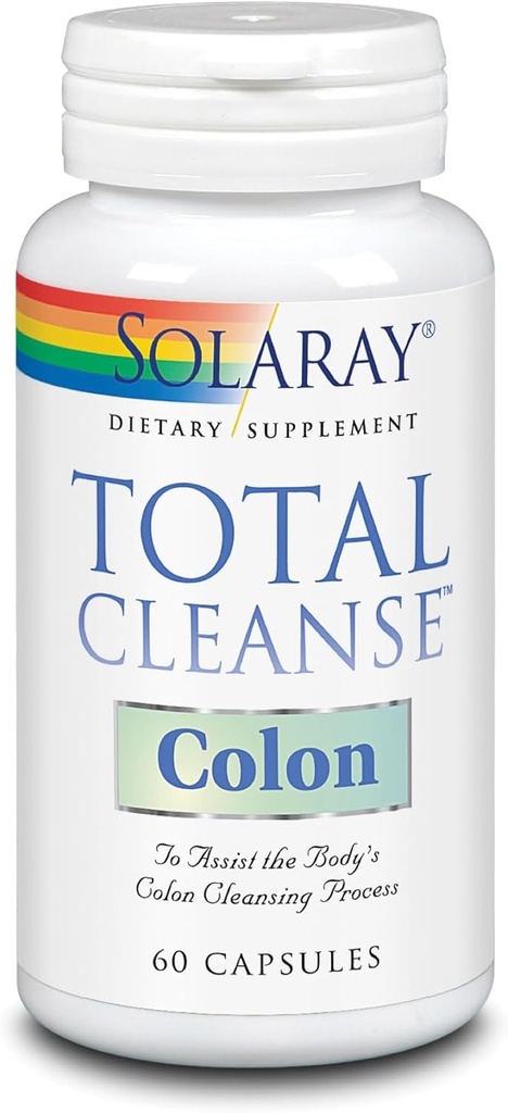 SOLARAY Total Cleanse Colon, Veg Cap (Btl-Plastic) | 60 Count