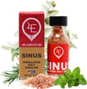 4Elementum Sinus Himalayan塩吸入器 - 天然ユーカリ、ペパーミントとローズマリーで注入 - アレルギー、風邪、および混雑から救済をサポート