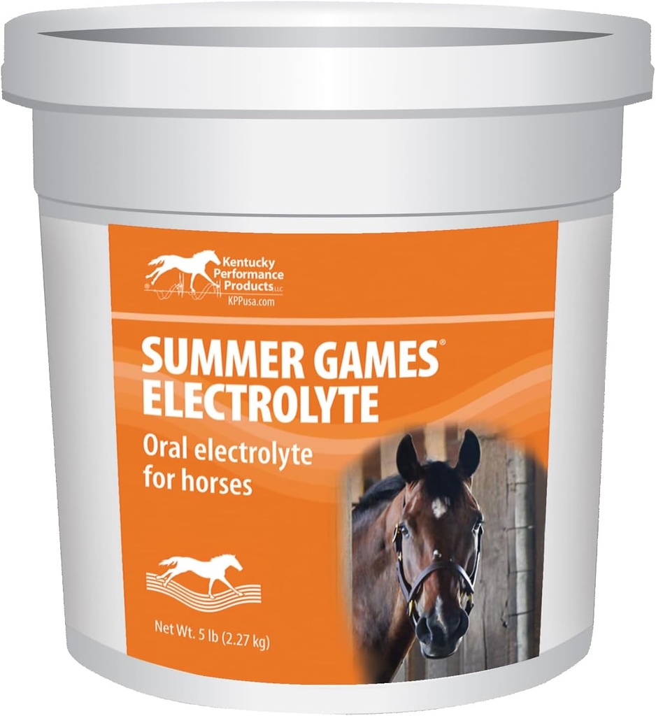 Kentucky Performance Products Summer Games Electrolyte Horse Supplement, 5 Pound Container