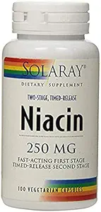 TSTR Niacin Solaray 100 VCapsの特長