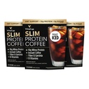 VitaCupは食事療法サポート、即刻のコーヒーw/Whey蛋白質の粉、Bのビタミン及び繊維、性能及び好みのために開発されるDietitian、Icedまたはシェイク、3袋として作って下さい