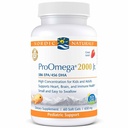 Nordic Naturals ProOmega 2000 Jr.、Strawberry Flavor - 60 Soft Gels - 1120 mg Omega-3 - 超強力な魚油 - EPA&DHA - 脳、心臓、免疫の健康を促進 - 非GMO - 30 サービング