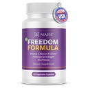 Candida Freedom Massey 薬用 コロン クレンジング ピルス - 活気のある生活のために作られた消化 - Gut 健康 Probiotic 複合体 - 60 カプセル