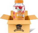 ビタミンB12グミーズバンドル。 1本のびん90のctの通気性の子供のビタミンB12のグミが含まれています。 栄養補助食品、グルテンフリー、非Gmo、およびChewable B12ビタミンガミー。 私の家箱のためによいと来ます!