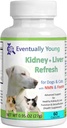 𝗘𝘃𝗲𝗻𝘁𝘂𝗮𝗹𝗹𝘆 𝗬𝗼𝘂𝗻𝗴 12-in-1 Kidney Support Restore for Cats & Dogs: Super Phosphate Binder w/NMN, Fisetin, Antioxidants, Prebiotic & Probiotic 4 Healthy Kidney & Liver Functions (60 Caps)