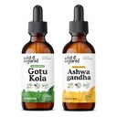 ワイルド&オーガニックGotu Kola Tincture 2 fl oz & Ashwagandha Tincture 2 fl oz