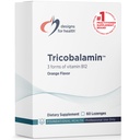 健康のための設計 B12 Tricobalamin Lozenges - 3000mcg の三重 B12 の Methylcobalamin、Adenosylcobalamin + Hydroxocobalamin - 自然なオレンジ味(60 Lozenges)が付いている速い分解のタブレット