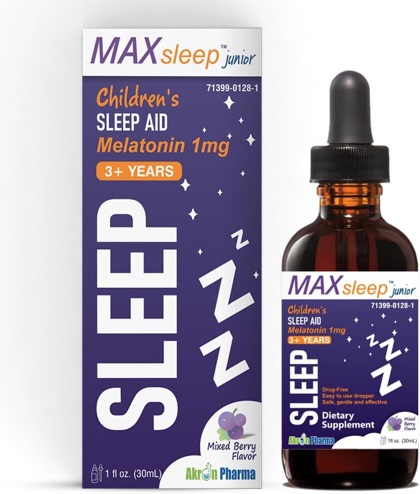マックス・スリープ・ジュニア・フォー・キッズ - Melatonin Sleep Drops for Sweet Dreams