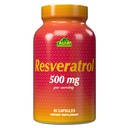 アルファビタミンによるレスベラトロール1000mg - 強力な抗酸化剤、ヘルプは、細胞の損傷を防ぐ - 脳機能、心血管の健康、代謝、アンチエイジング効果 - 60カプセルをサポート