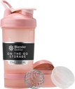 ピルオーガナイザーとプロテインパウダー、古典的なV2 ProStakシステム、22-Ounce、ローズピンク