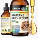 BIO KRAUTER Maitake のきのこのエキス - 免疫サポートのための Maitake の液体の補足- 680 の mg/のサービング-ビーガン、アルコール及び砂糖の自由な低下 4 Fl.Oz.