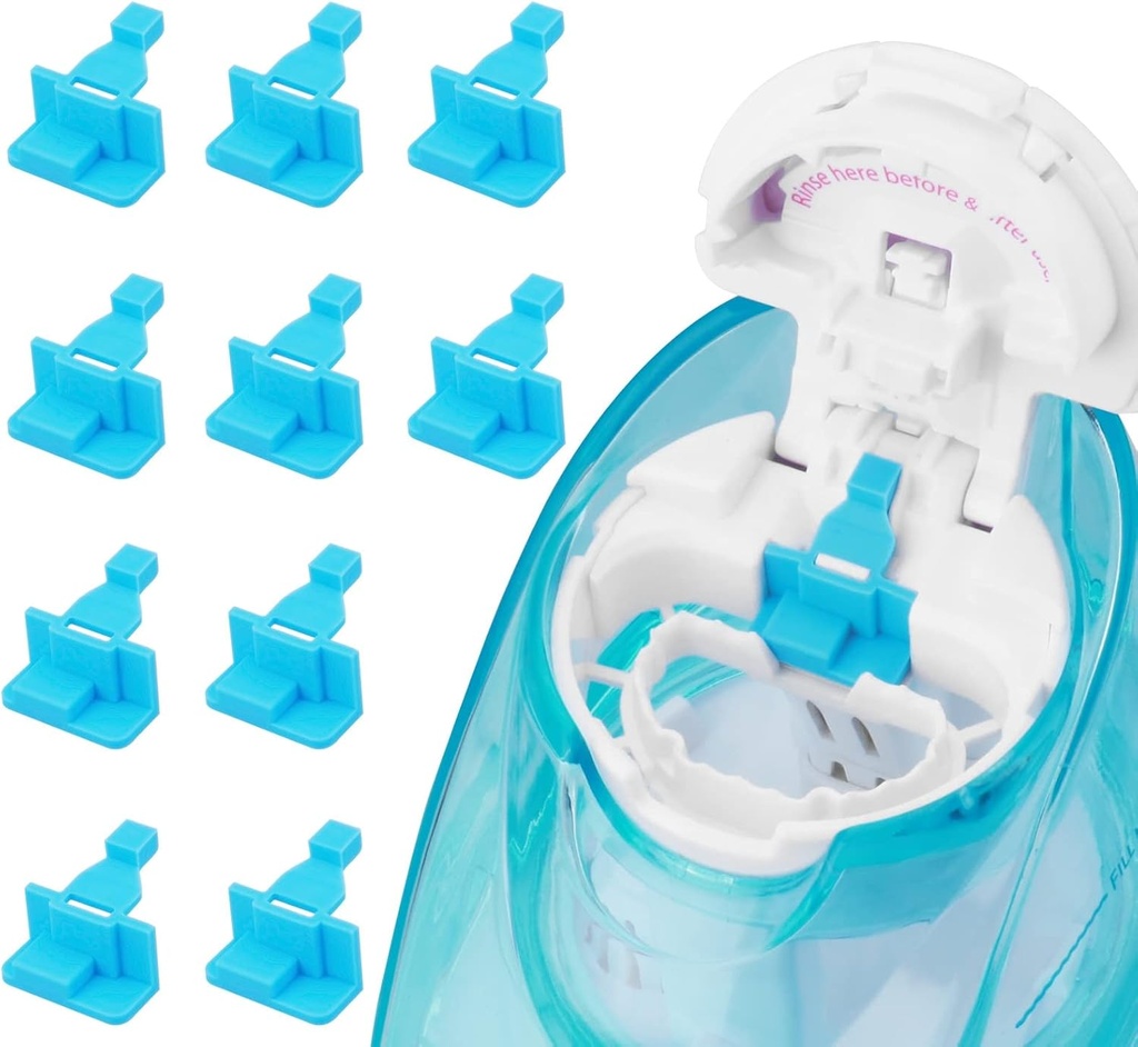 シリコンソルトウォーターポッドは、Navage Nasal Careと互換性のあるアクセサリーを補充 - ソルトウォーターポッドを簡単操作(10パックブルー)