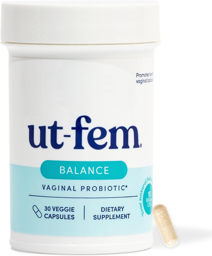 UT-Femバランス腟のプロバイオティック | pHバランス、腟の健康及び臭気サポートのための女性のプロバイオティクス | 30カプセル