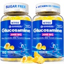 砂糖の自由なグルコサミンはグミ-コンドロイチン、MSM、Turmeric、Boswellia、Hyaluronic酸、ビタミンD3及び亜鉛、120のグミ、60のサービングを満たされました