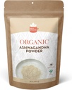 SPICY ORGANICオーガニックアシュワガンダルートパウダー - 1ポンド。、非GMO、インドの100%生 - インドのGinseng(Withania Somnifera) - 天然ストレスサポート、エネルギー&免疫健康