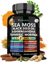 Adndale 海の苔の黒の種のオイルの Ashwagandha のジンジャーのカプセル。 SeaMosssのカプセルは黒い種のオイル、Ashwagandha、Turmeric、Moringa、Bradderwrack、Burdockの根、Mangaの蜂蜜、Cannamonと鳴ります