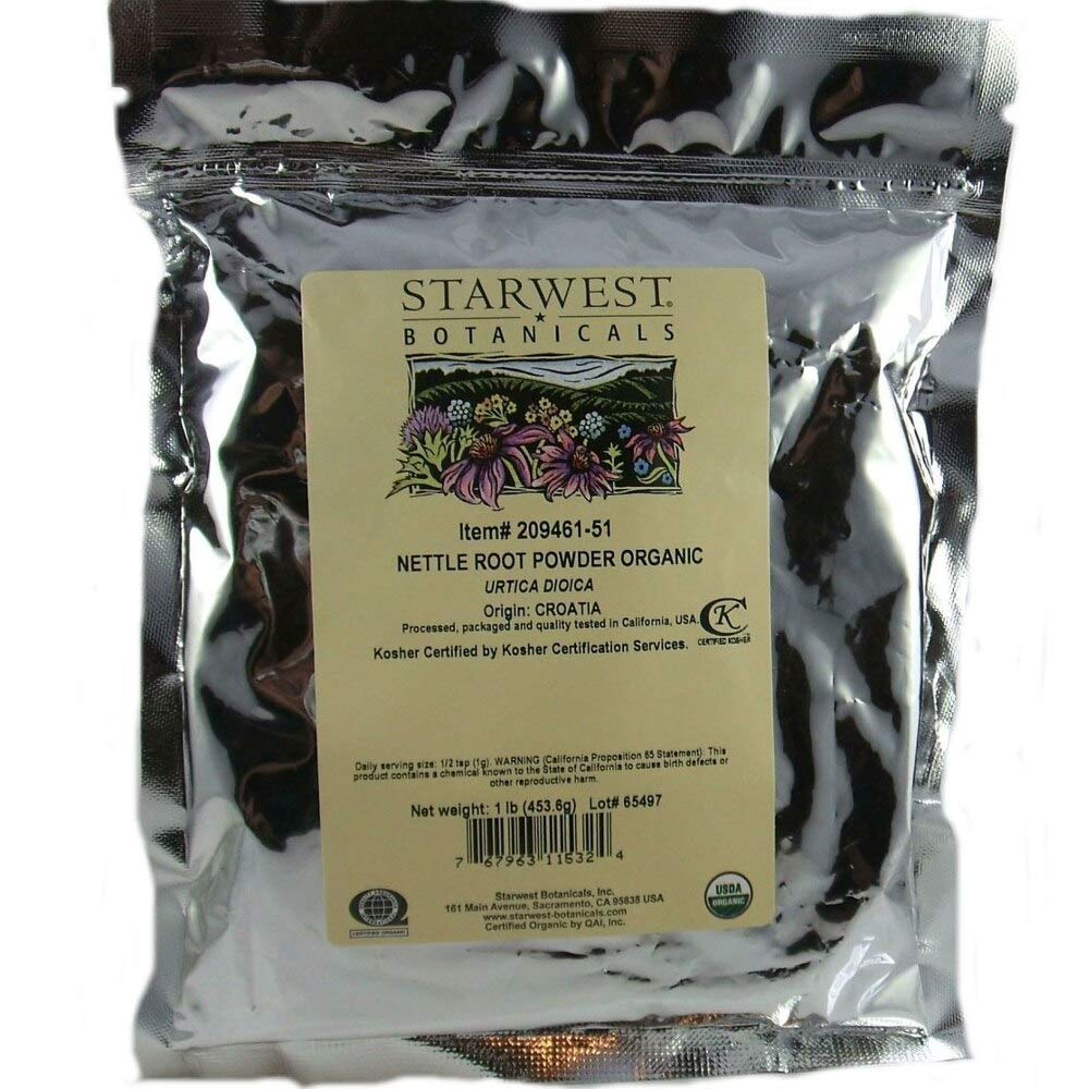 Nettle Rootの粉の有機性-UrticaのDioica、1つのlb、(星西の植物)