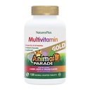 Natures Plus動物のパレードゴールド子供マルチビタミン - 盛り合わせチェリー、オレンジ&グレープフレーバー - 120Chewableアニマルシェイプ錠 - ベジタリアン、グルテンフリー - 60サービング