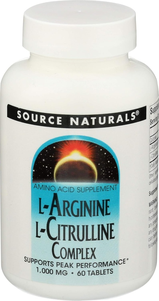 LアルギニンLのクトルリンの複雑な源のNaturals、Inc. 60タブ