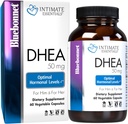 BlueBonnet Nutrition Intimate Essentials DHEA 50mg, for Fertility Function and Optimal Hormone Levels in Both Men and Women*, Non-GMO, Vegan, Gluten-Free, 60 Vegetable Capsules, 60 Servings