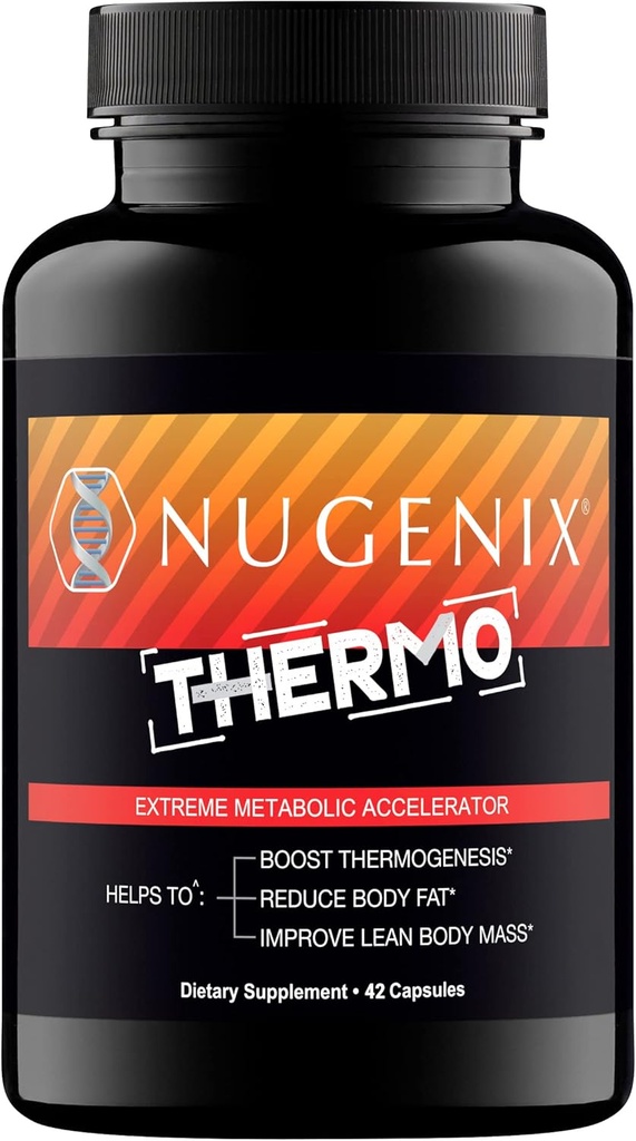 Nugenixの熱-Thermogenic脂肪バーナーの補足の丸薬は人、極端のメタボリックの加速器、42の計算のために模倣します