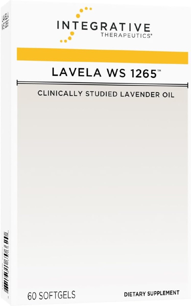 包括的な治療薬Lavela WS 1265 - 睡眠&ストレスサポートのためのラベンダーエッセンシャルオイルサプリメント* - 乳液フリー - 60 Softgels(60のサービング)