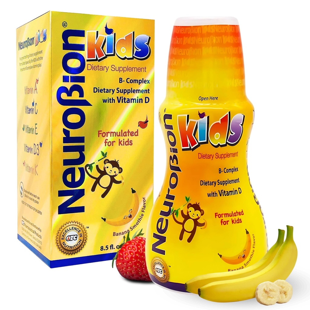 ヌロビオンキッズB複合液 - 子供のための強力な健康マルチビタミン - 8.5 fl oz