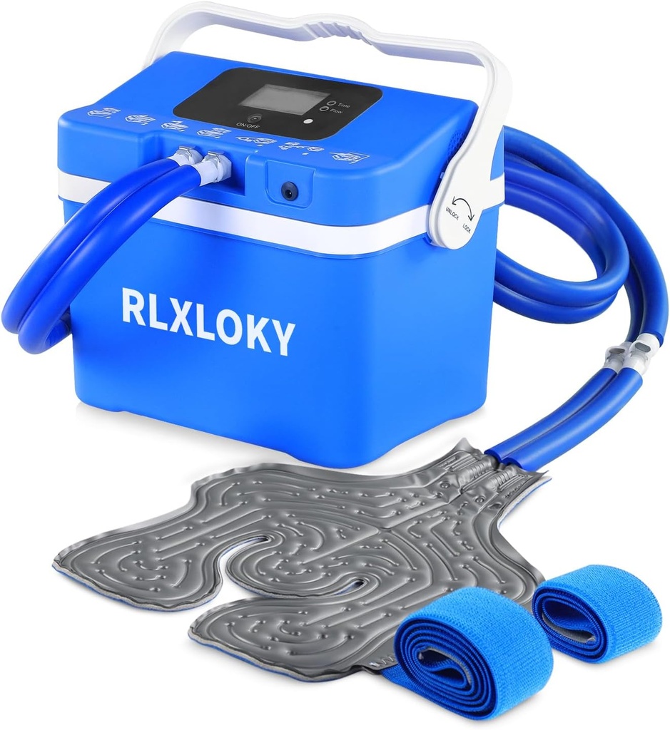 痛みの軽減のための冷たい療法の単位、膝、足首、肩、背部のための普遍的なアイス パックが付いている冷たい療法システムおよび調節可能な流れの速度