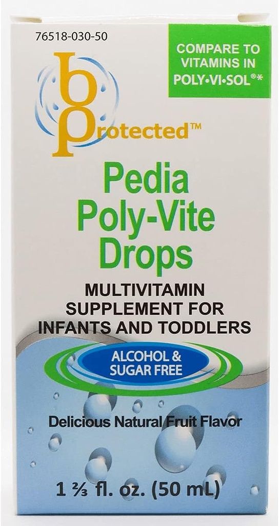 Pedia Poly-Vite Drops 1 2/3 fl Ounce Liquid