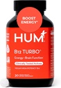 HUM B12 Turbo, Vitamin B12 Supplement, Daily Energy Support, Calcium for Bone Health, B-12 Vitamin Energy Supplements, Gluten Free, Vegan, Non GMO, 30 Vegan High Potency Tablets