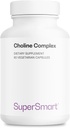 スーパースマート - コリンコンプレックス(特許取得&高強度) - コリンBitartrate、GPC Choline&CDP Choline - 高効力コリンサプリメント  非GMO&グルテンフリー - 60ベジタリアンカプセル