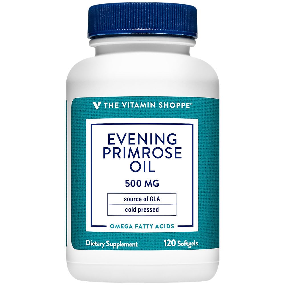ビタミンショップペ イブニング Primrose オイル500MG、GLA(Gammia Linolenic acid)の天然由来、女性の健康とホルモンバランス(120 Softgels)のサプリメント