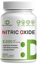 ニトリ酸化物ブースター 3,000 mg のサービングあたり, 300 カプセル – 12 に 1 ニトリク酸化物サプリメント – アルギニン & エネルギーブレンドとシトルリンコンプレックス – マシュマロ ルート – 筋肉に栄養素の流れを促進 & ハート