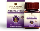 UPAKARMA Ashwagandha | 60 日の供給 | 純粋抽出物は、給餌ごとに 1000 mg を基づかせていました | ラボテスト済み, R&D 裏付け, 120 ビーガンカプセル, ストレス救助とエネルギーサポートのためのサプリメント