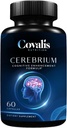 Cerebrium Brain Health Supplement | Broad Spectrum Vitamins & Minerals | Phosphatidylserine & Huperzine-A | Cognition, Memory, Focus | 60 Capsules