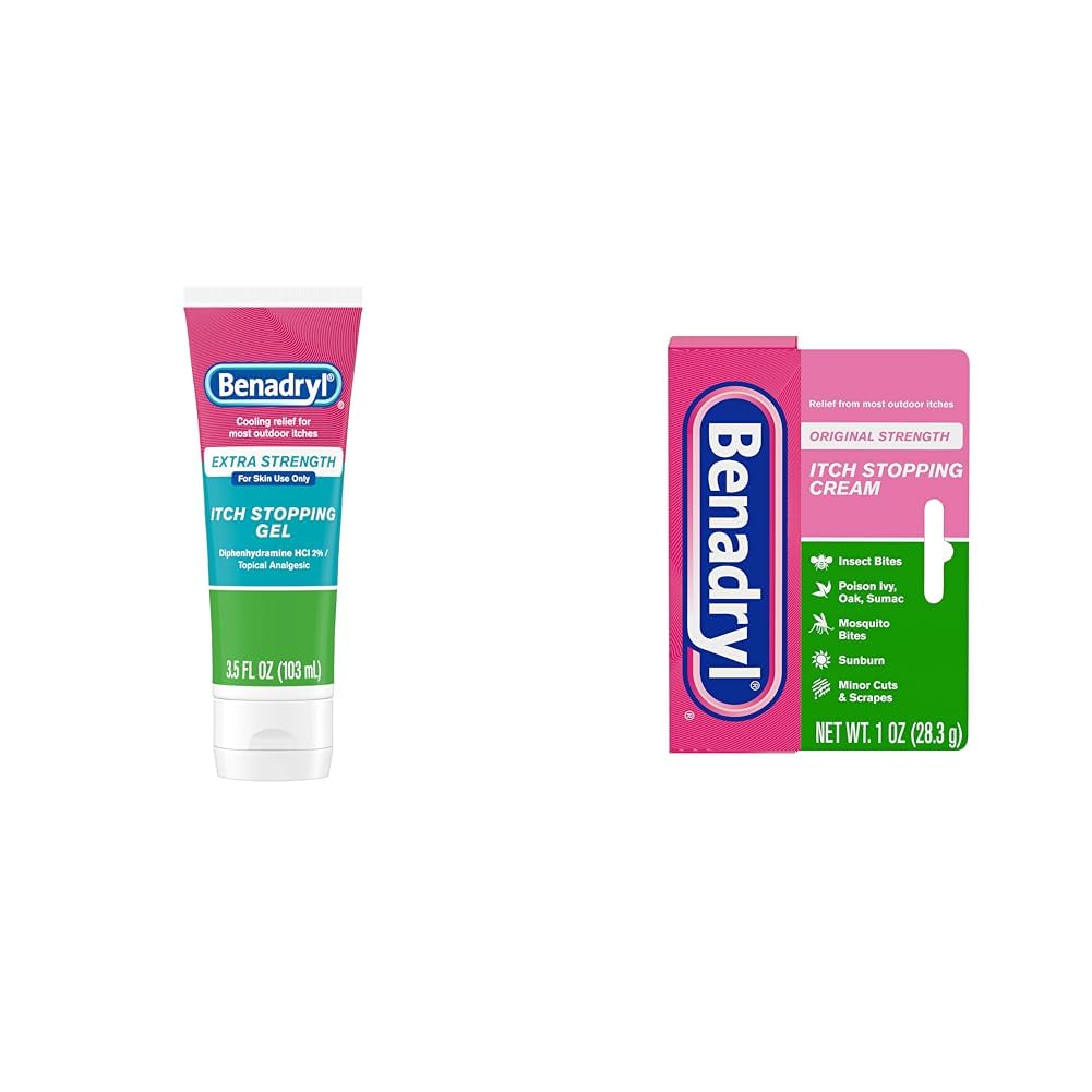 BenadrylのPoisonのアイビー・リリーフの反イッチのゲル及びクリームの束、3プロダクトのための分析